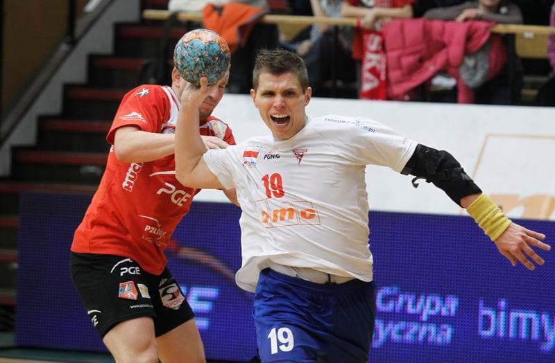 Handball. PGNiG Superliga. Gornik Zabrze - Stal Mielec. 12.02.2014