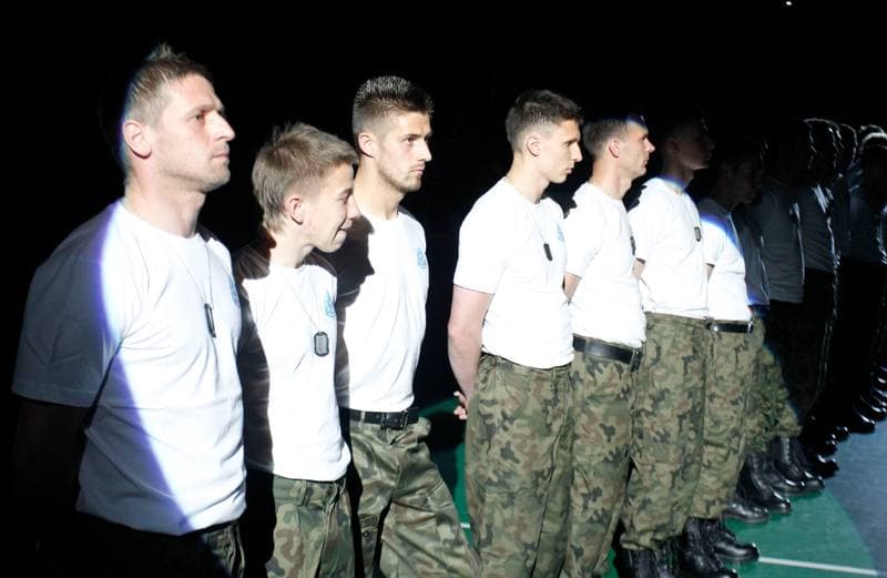 Football. Ruch Chorzow. Team Presentation. 09.02.2015