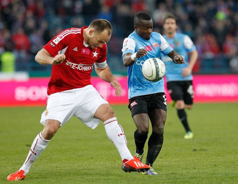 Football. T-Mobile Ekstraklasa. Wisla Krakow - Cracovia Krakow. 23.02.2014
