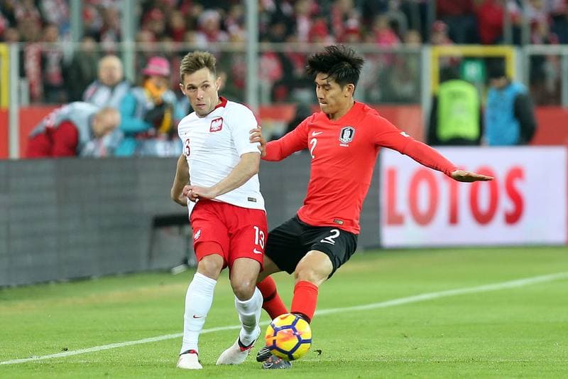 Football. International Friendly. Poland - South Korea. 27.03.2018