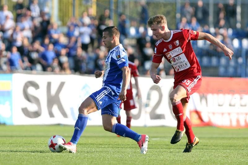 Football. Nice I Liga. Ruch Chorzow - Pogon Siedlce. 20.04.2018
