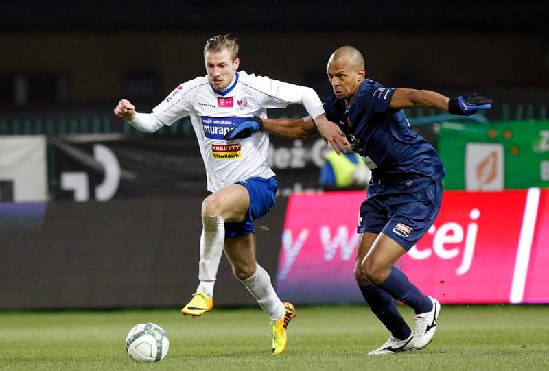Football. T-Mobile Ekstraklasa. Podbeskidzie Bielsko Biala - Pogon Szczecin. 03.03.2014