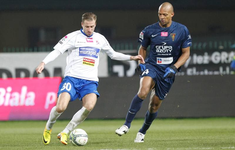Football. T-Mobile Ekstraklasa. Podbeskidzie Bielsko Biala - Pogon Szczecin. 03.03.2014