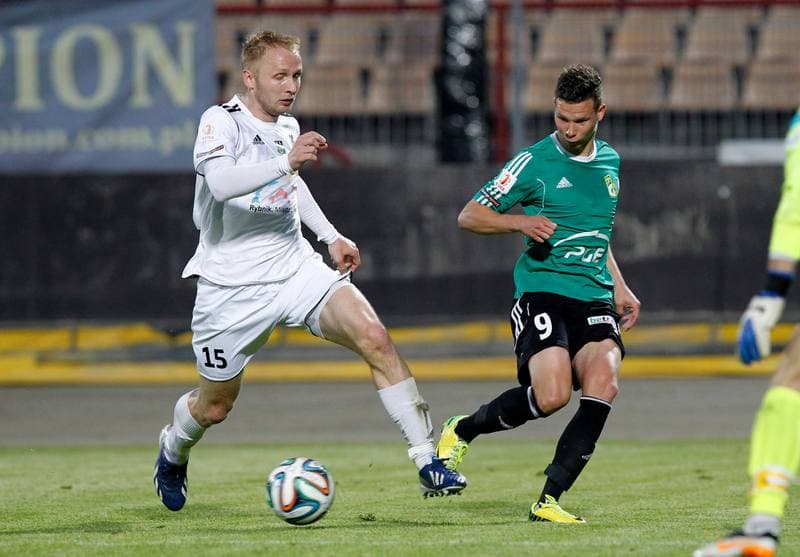 Football. I Liga. Energetyk ROW Rybnik - GKS Belchatow. 09.05.2014