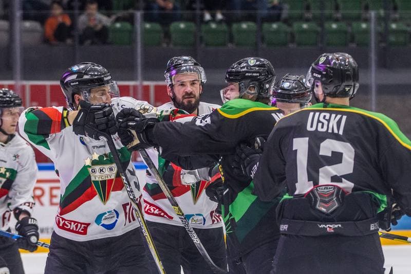 Ice Hockey. Polska Hokej Liga. GKS Tychy - GKS Katowice. 22.10.2019