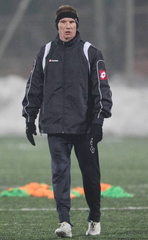 Football. Ruch Chorzow. Training. 17.01.2012