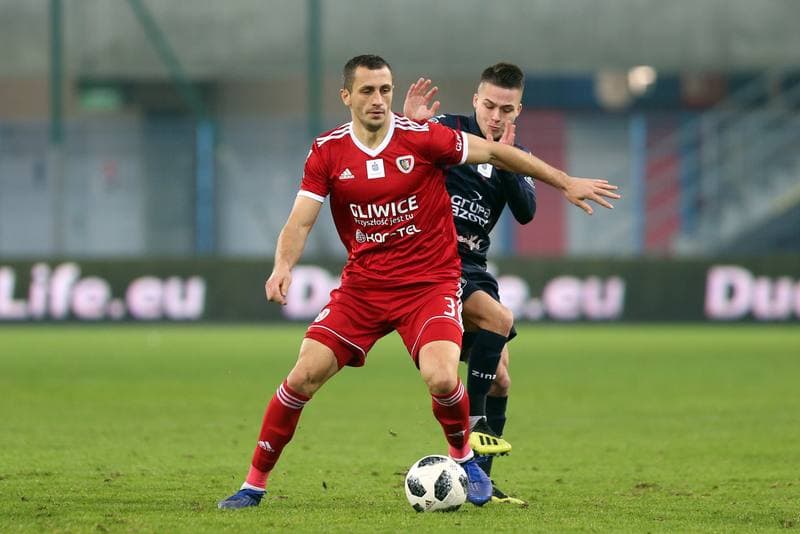Football. Lotto Ekstraklasa. Piast Gliwice - Pogon Szczecin. 03.12.2018