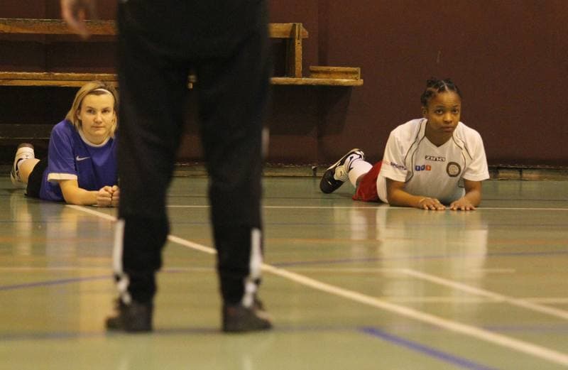 Football. FC 1 Katowice. Training. 02.02.2012