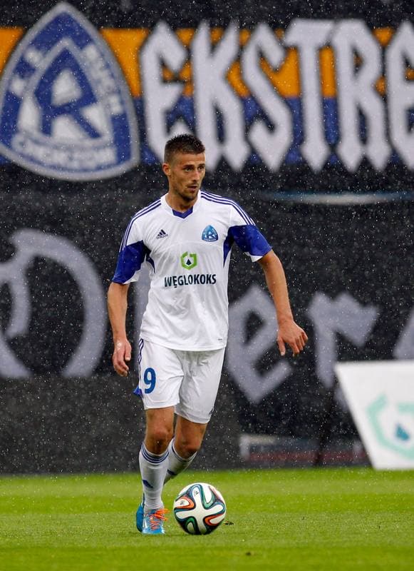 Football. UEFA Europa League. Ruch Chorzow - Esbjerg FB. 31.07.2014
