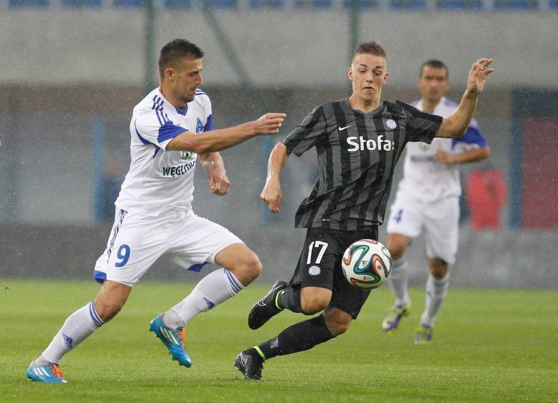 Football. UEFA Europa League. Ruch Chorzow - Esbjerg FB. 31.07.2014