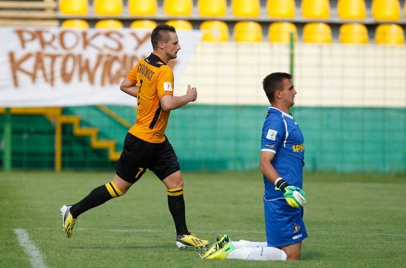 Football. I Liga. GKS Katowice - Widzew Lodz. 02.08.2014