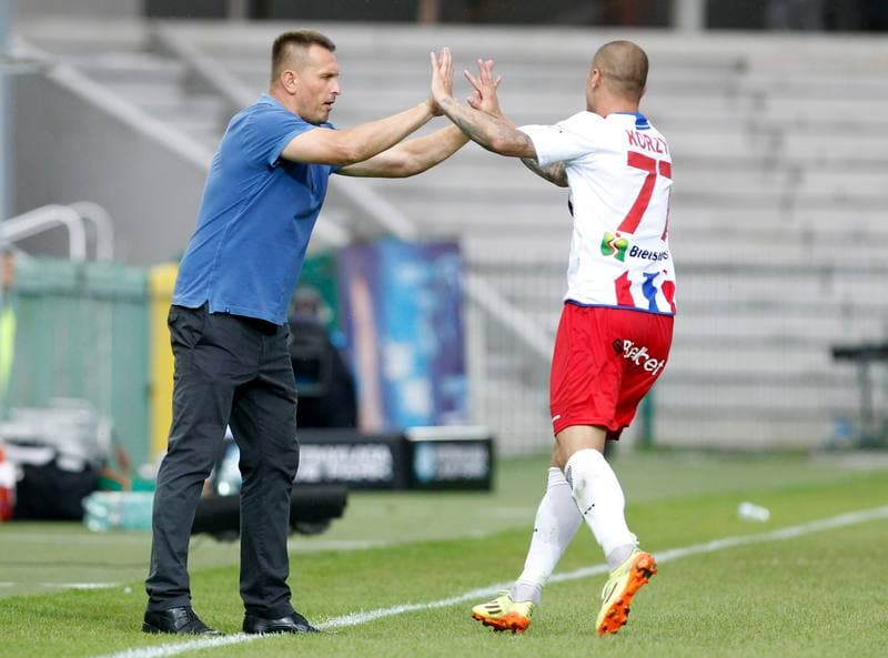 Football. T-Mobile Ekstraklasa. Podbeskidzie Bielsko Biala - Ruch Chorzow. 03.08.2014