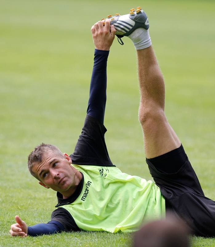 Football. GKS Katowice. Training. 15.01.2015