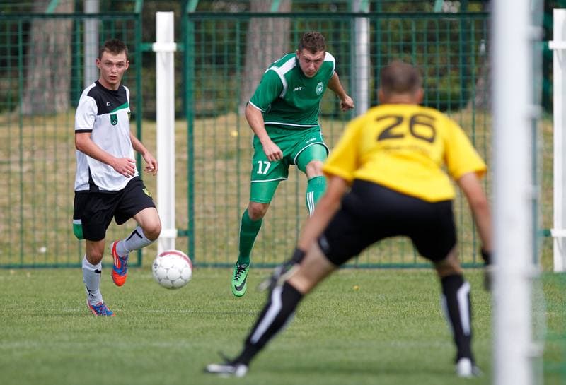 Football. III Liga Opolsko - Slaska. Grunwald Ruda Slaska - GKS Jastrzebie. 09.08.2014