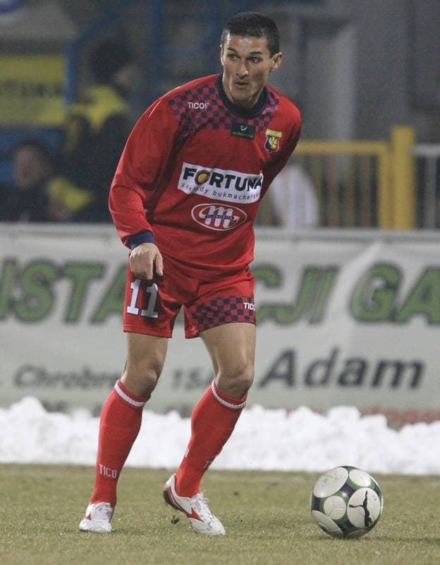 Football. Ekstraklasa. Odra Wodzislaw - Piast Gliwice. 12.03.2010