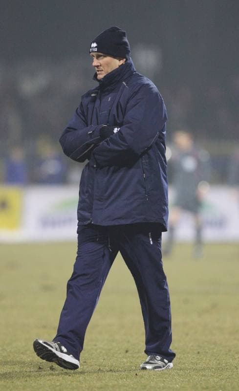 Football. Ekstraklasa. Odra Wodzislaw - Piast Gliwice. 12.03.2010
