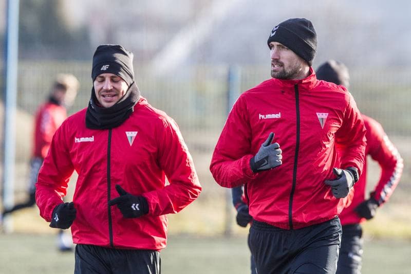 Football. GKS Tychy. Training. 15.01.2020
