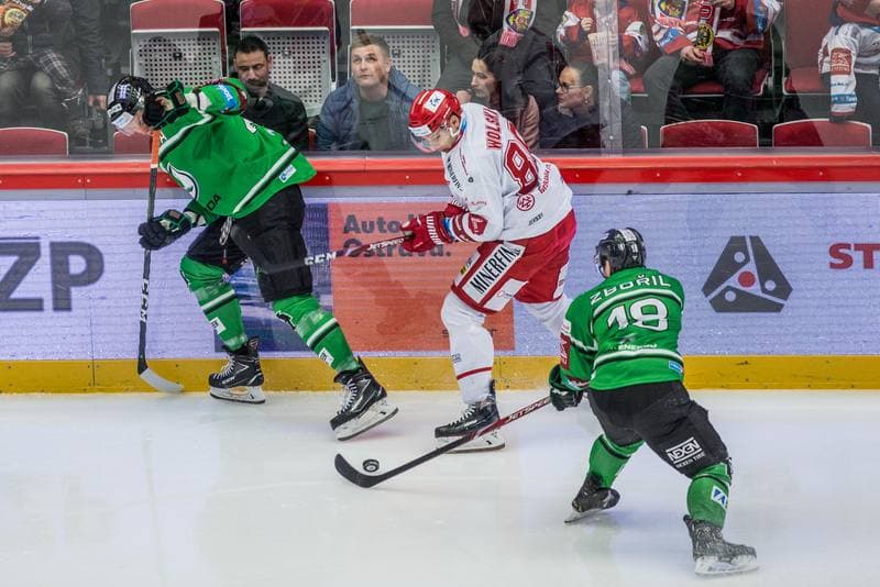 Ice Hockey. Tipsport Extraliga. HC Ocelari Trinec - BK Mlada Boleslav. 12.02.2020