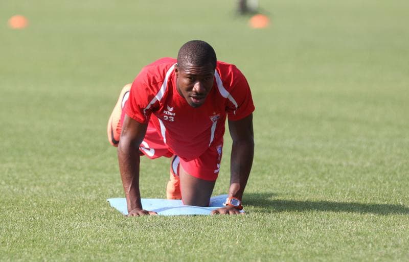 Football. Gornik Zabrze. Training. 05.03.2012
