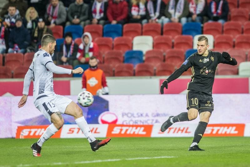 Football. PKO BP Ekstraklasa. Gornik Zabrze - Pogon Szczecin. 29.02.2020