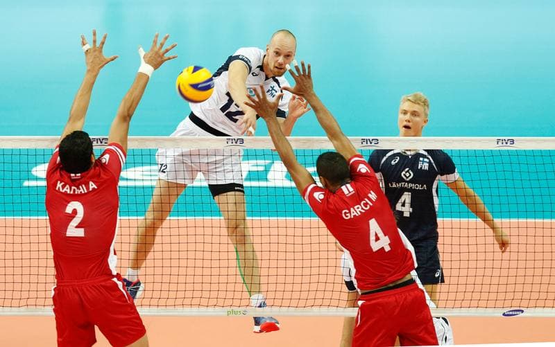 Volleyball. FIVB Men's World Championship. Tunisia - Finland. 07.09.2014