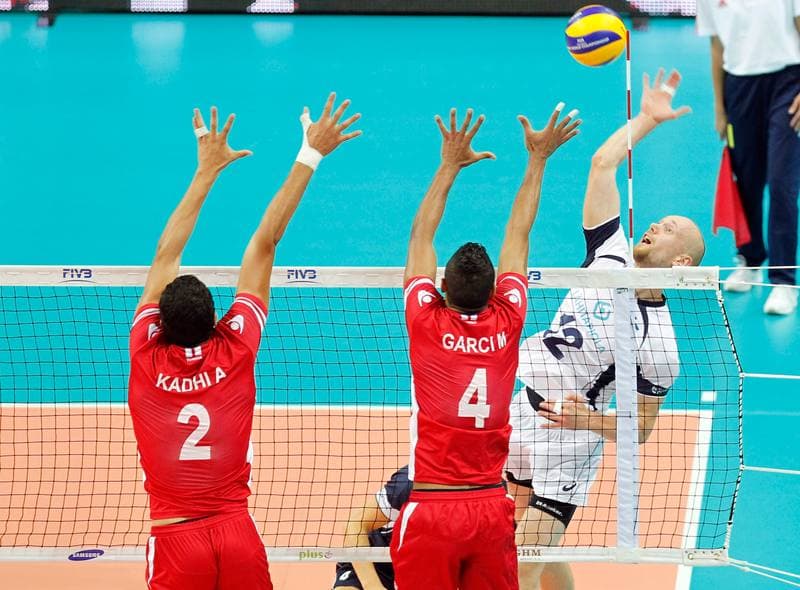 Volleyball. FIVB Men's World Championship. Tunisia - Finland. 07.09.2014