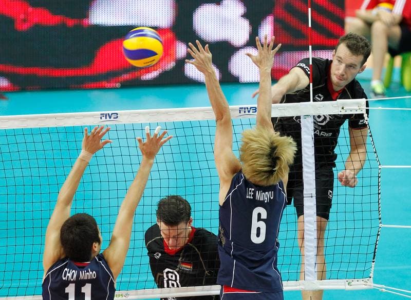 Volleyball. FIVB Men's World Championship. Germany - Korea. 07.09.2014