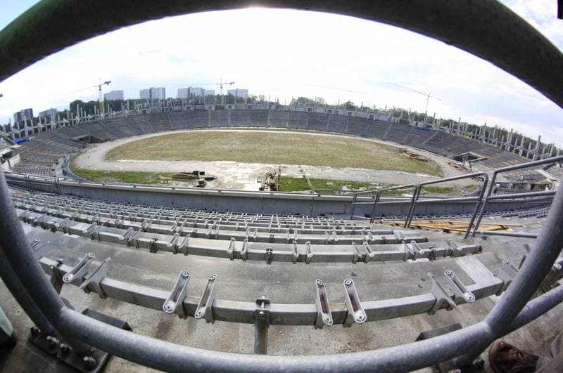 Football. Stadion Slaski. Press Conference. 05.09.2010