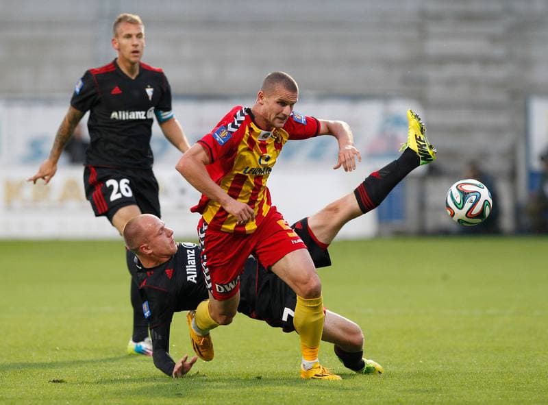 Football. T-Mobile Ekstraklasa. Gornik Zabrze - Korona Kielce. 01.03.2014