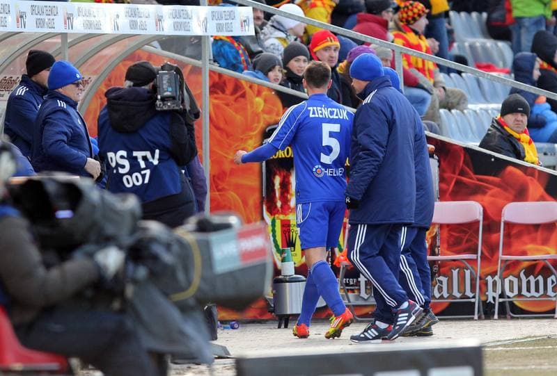 Football. T-mobile Ekstraklasa. Korona Kielce - Ruch Chorzow. 16.03.2013