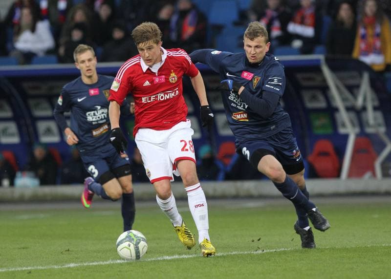 Football. T-mobile Ekstraklasa. Wisla Krakow - Pogon Szczecin. 17.03.2013