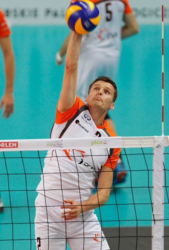 Volleyball. Sparing. Jastrzebski Wegiel - Berlin Recycling Volleys. 01.10.2014