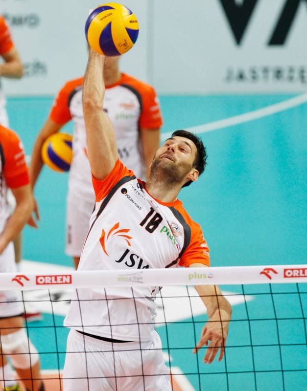 Volleyball. Sparing. Jastrzebski Wegiel - Berlin Recycling Volleys. 01.10.2014