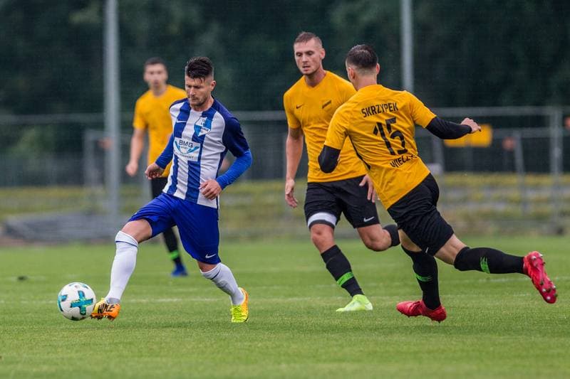 Football. Sparing. LKS Goczalkowice Zdroj - Wieczysta Krakow. 11.07.2020