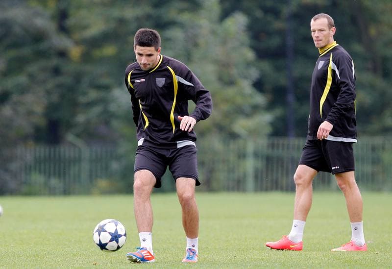 Football. GKS Katowice. Training. 15.01.2015