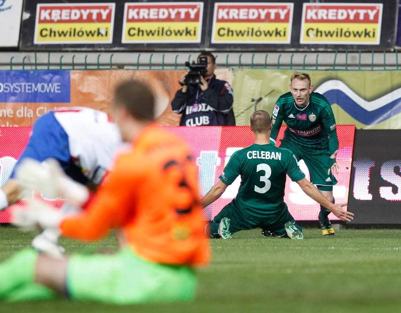 Football. PKO BP Ekstraklasa. Podbeskidzie Bielsko Biala - Slask Wroclaw. 21.12.2015