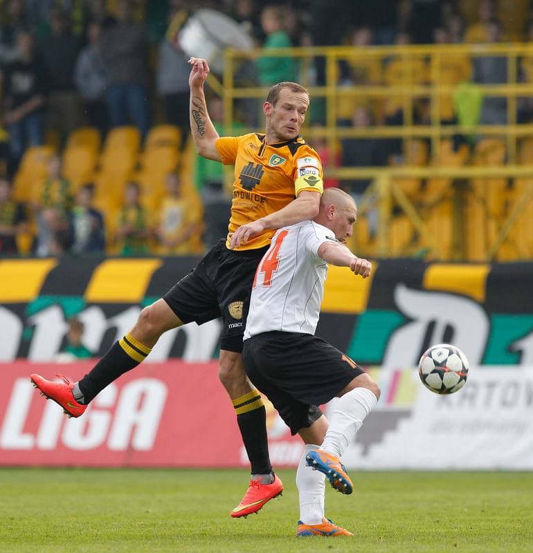 Football. Polish Cup. GKS Katowice - Chrobry Glogow. 13.08.2014