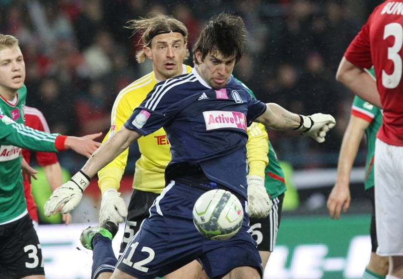 Football. T-Mobile Ekstraklasa. Wisla Krakow - Legia Warsaw. 13.04.2013