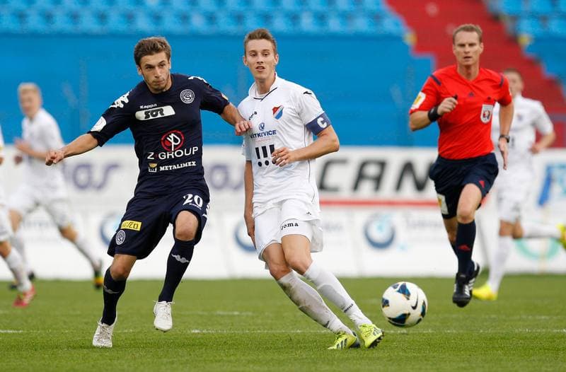 Football. FACR Cup. Banik Ostrava - 1. FC Slovacko. 08.10.2014