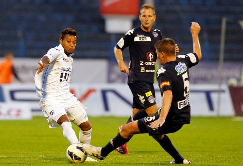 Football. FACR Cup. Banik Ostrava - 1. FC Slovacko. 08.10.2014