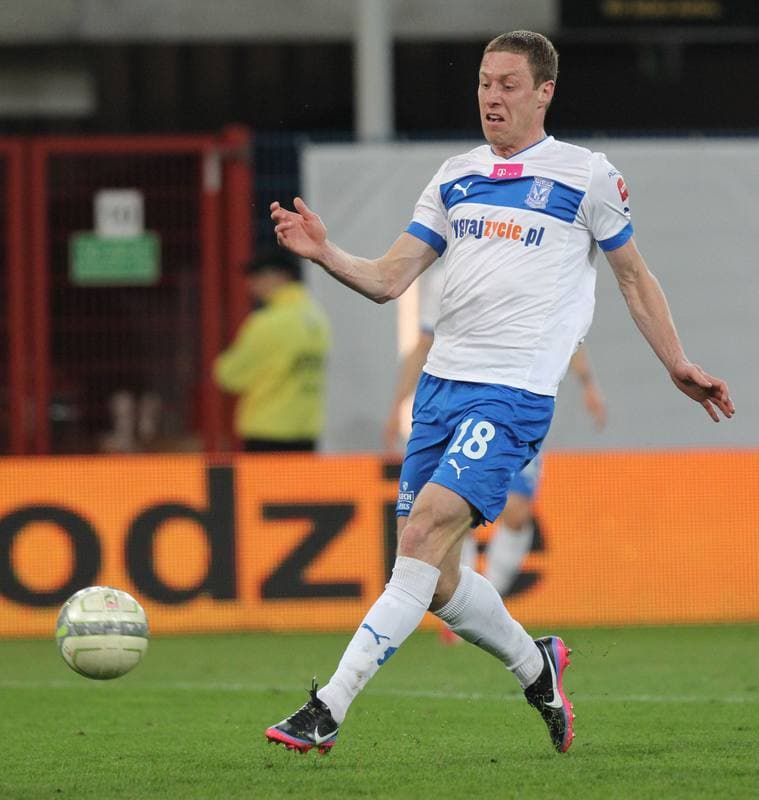 Football. T-Mobile Ekstraklasa. Piast Gliwice - Lech Poznan. 15.04.2013