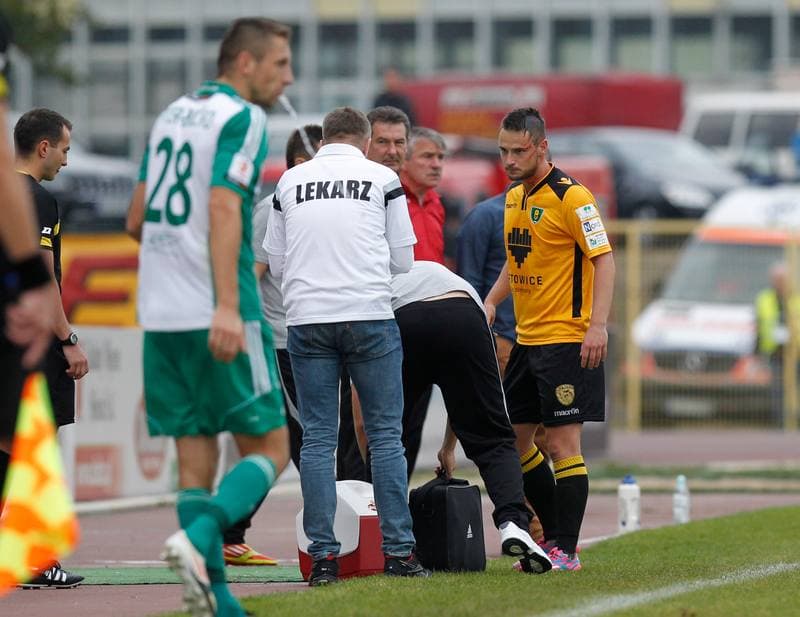 Football. I Liga. Olimpia Grudziadz - GKS Katowice. 11.10.2014
