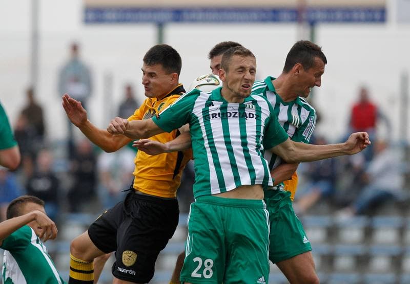 Football. I Liga. Olimpia Grudziadz - GKS Katowice. 11.10.2014