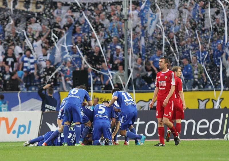 Football. Sparing. Ruch Chorzow - Piast Gliwice. 29.01.2011