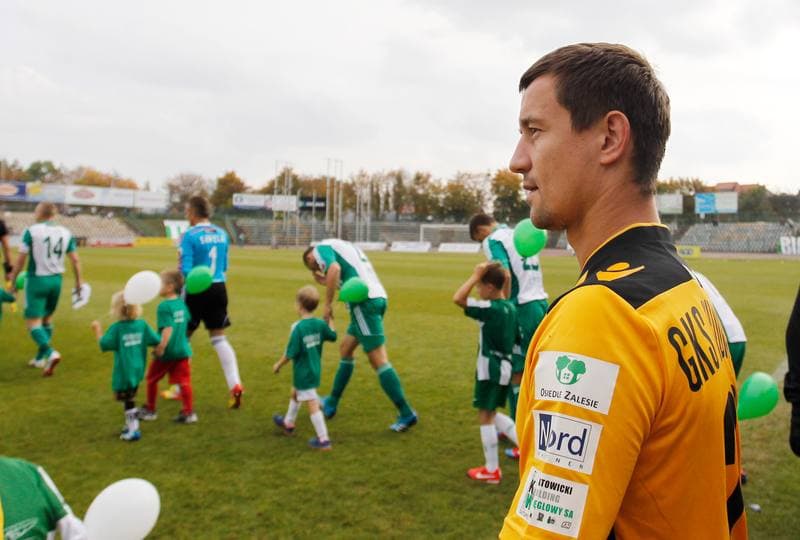 Football. I Liga. Olimpia Grudziadz - GKS Katowice. 11.10.2014