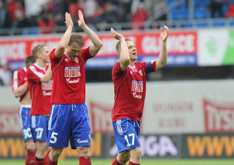 Football. T-Mobile Ekstraklasa. Piast Gliwice - Slask Wroclaw. 12.05.2013