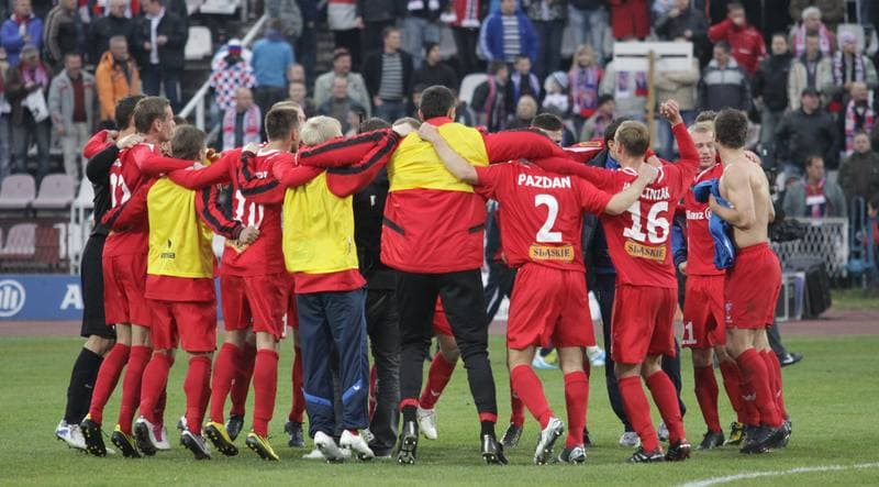 Football. Mloda Ekstraklasa. Gornik Zabrze - Lech Poznan. 08.05.2011