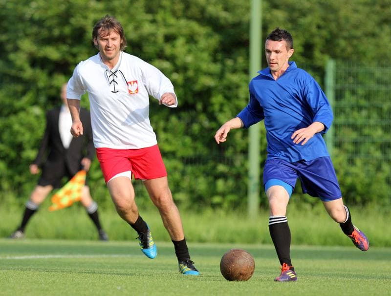 Football. Retro Match. Poland - Brazil. 07.06.2013