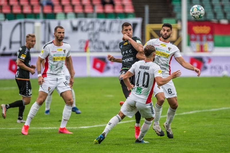Football. Fortuna I Liga. Zaglebie Sosnowiec - GKS Tychy. 06.09.2020