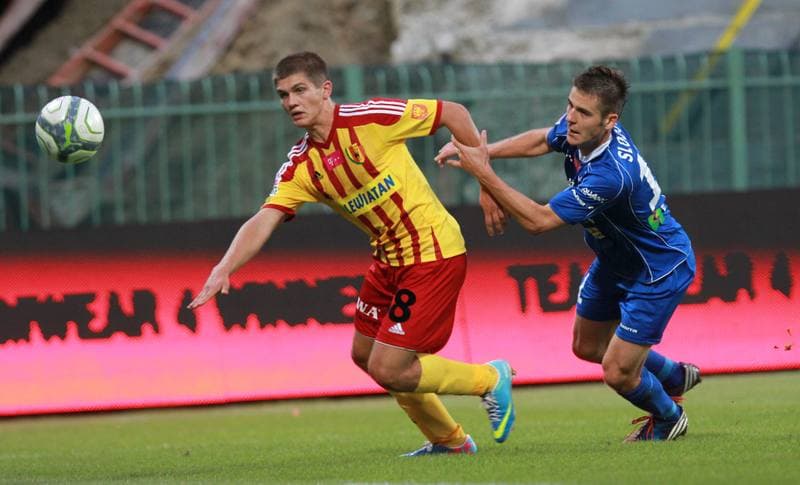 Football. T-Mobile Ekstraklasa. Podbeskidzie Bielsko Biala - Korona Kielce. 02.09.2013